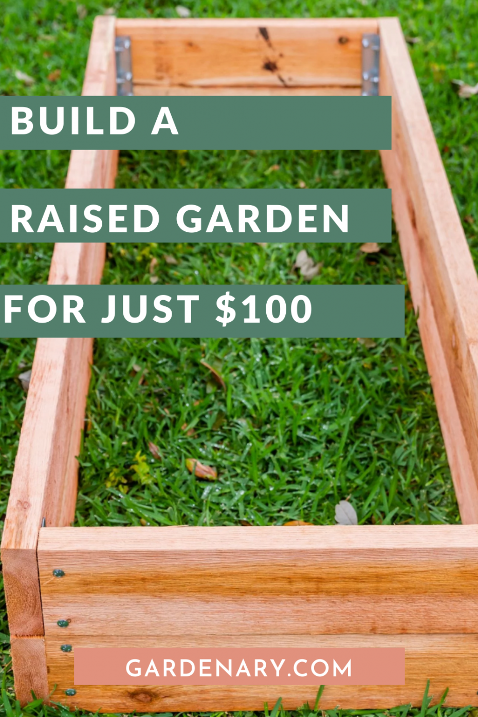 Build a Raised Cedar Garden for Less than One Hundred Dollars