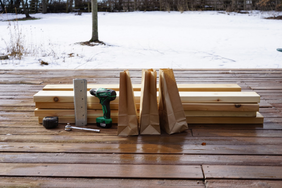 one hundred dollar raised garden plans