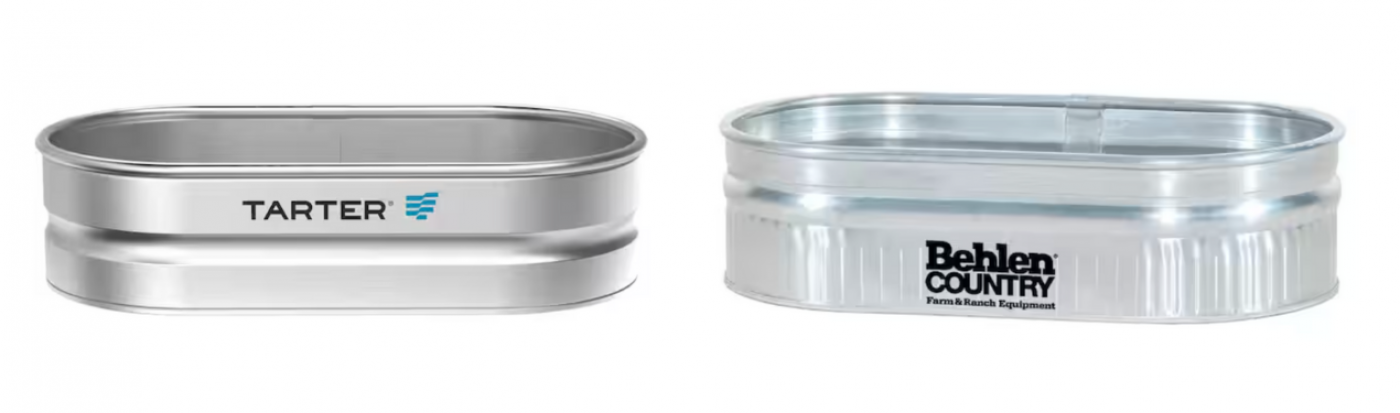 steel planter options from Home Depot