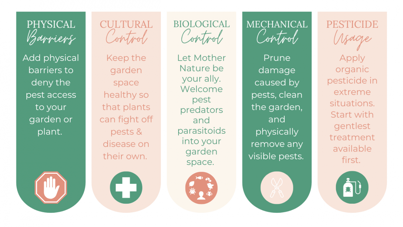 Components of Integrated Pest Management infographic