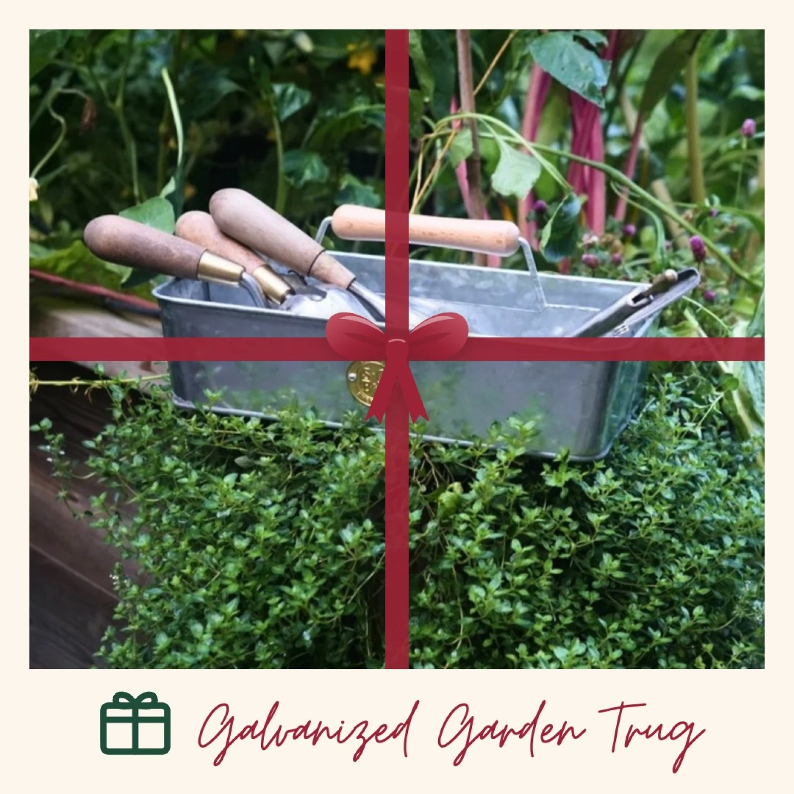 Galvanized Garden Trug