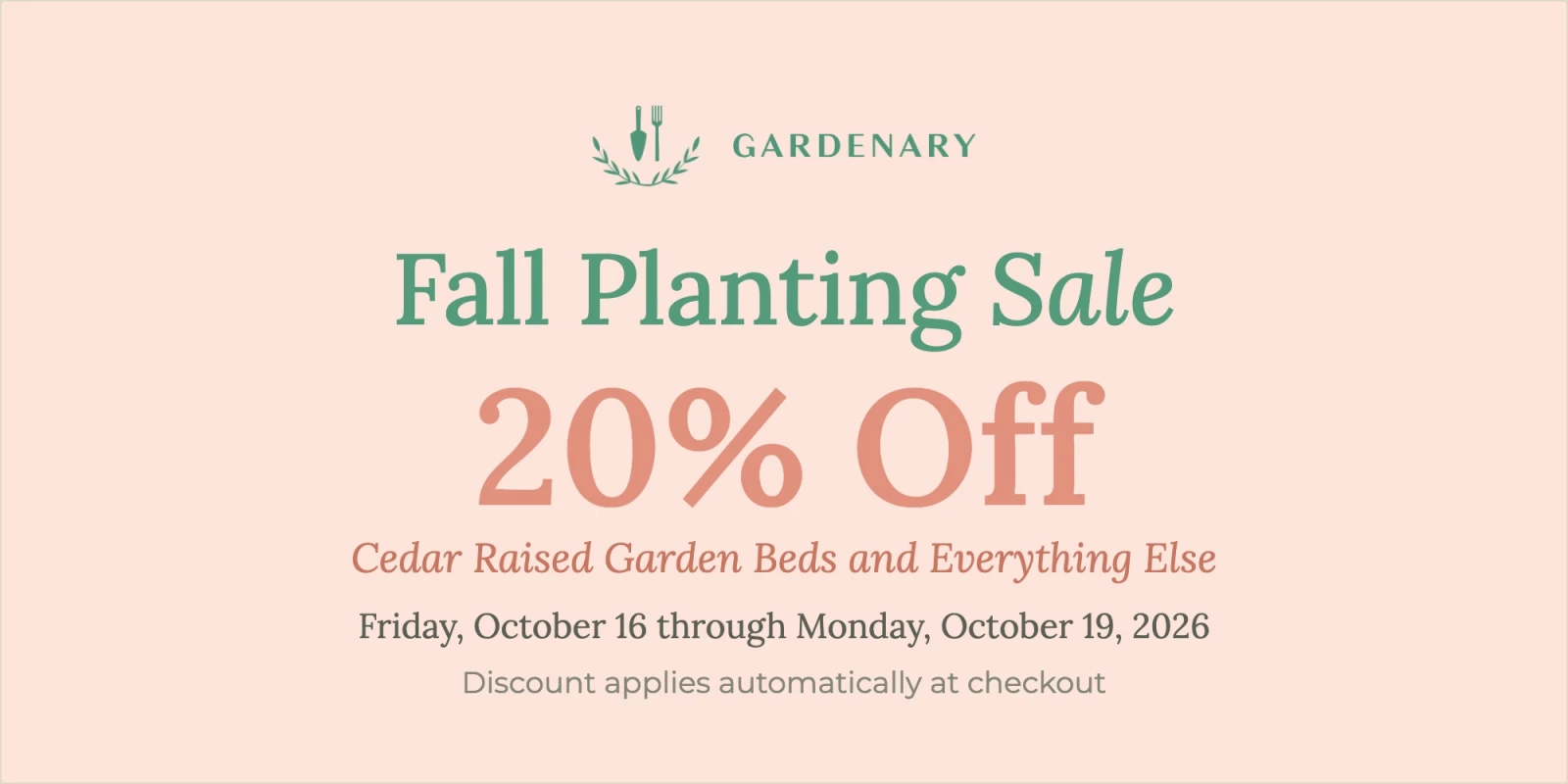 20% off sale graphic