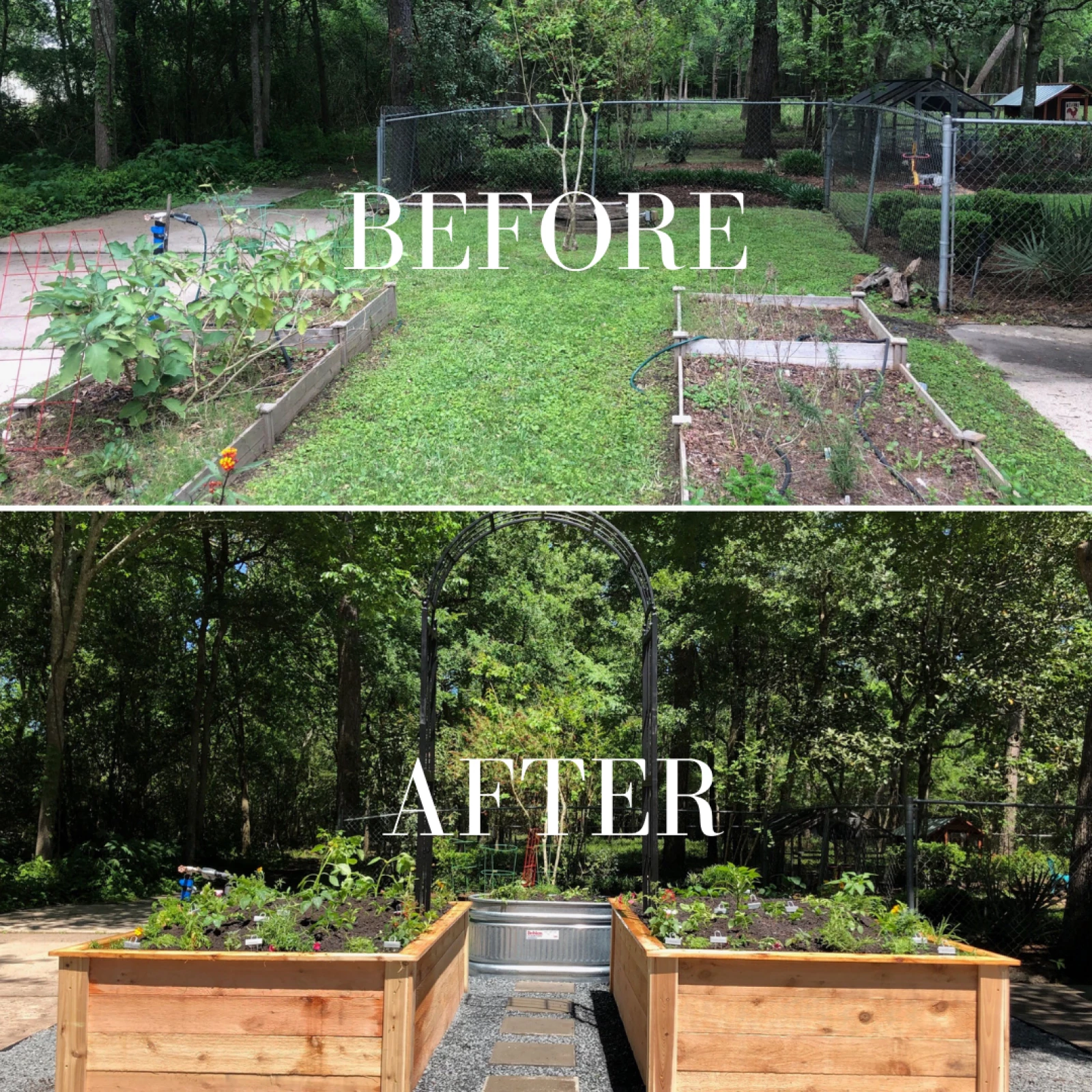 Before And After Garden Design Before And After Garden Design