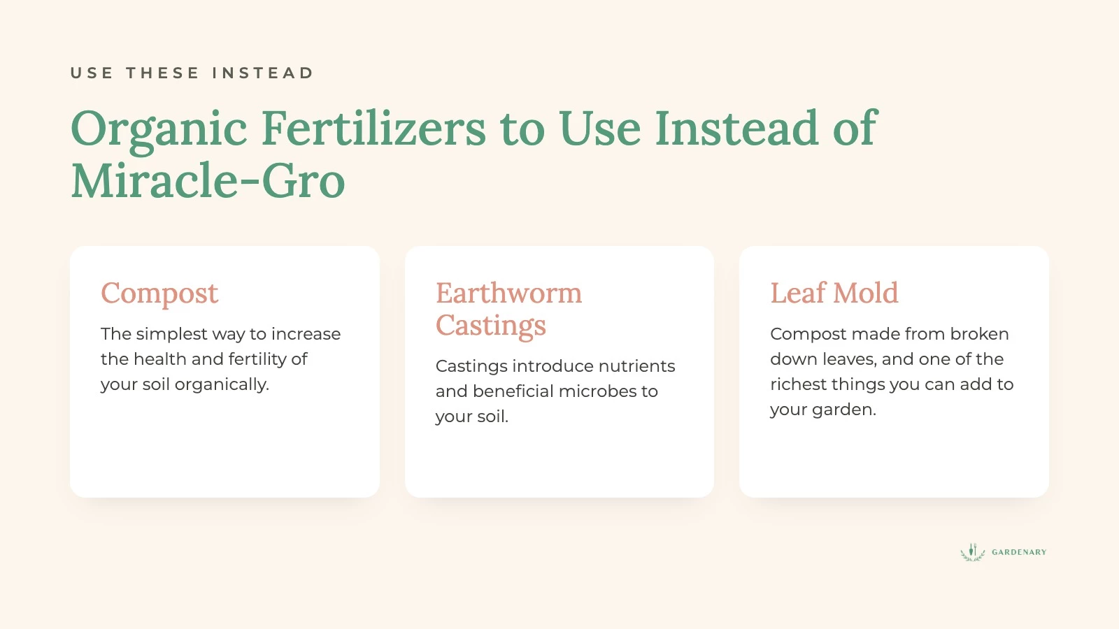 organic alternatives infographic