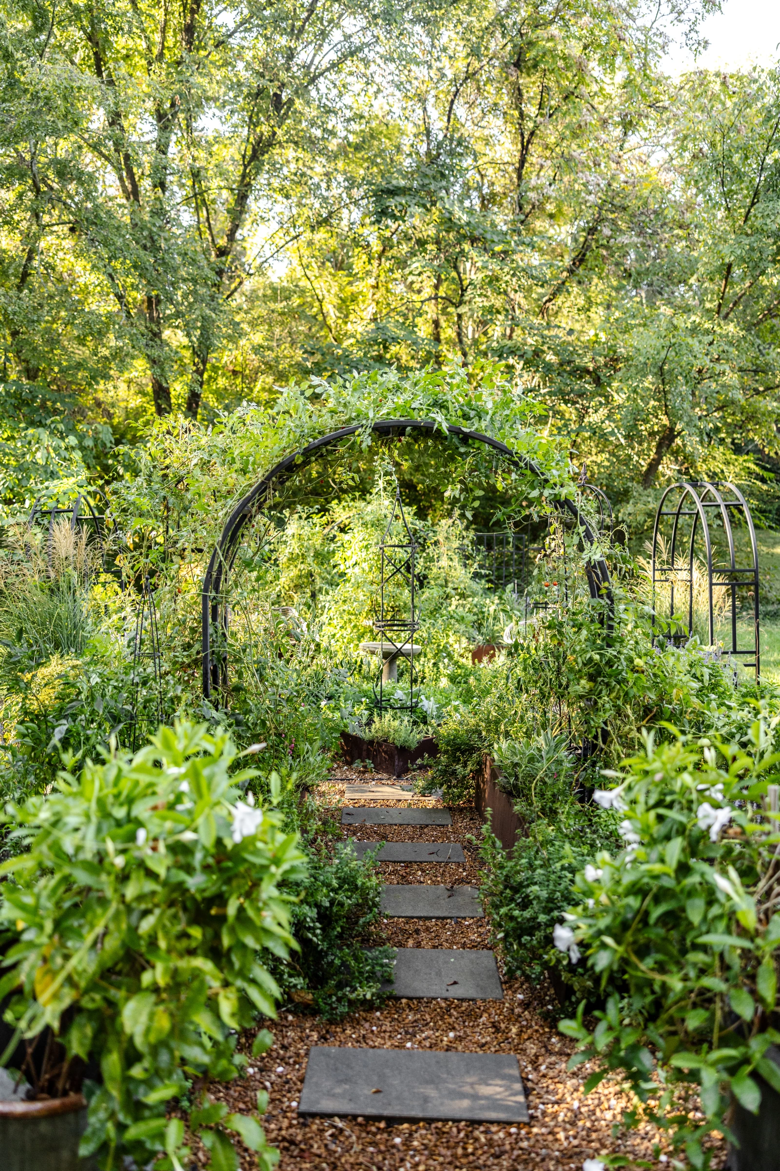 arch trellis ideas by Nicole Burke of Gardenary, Inc.