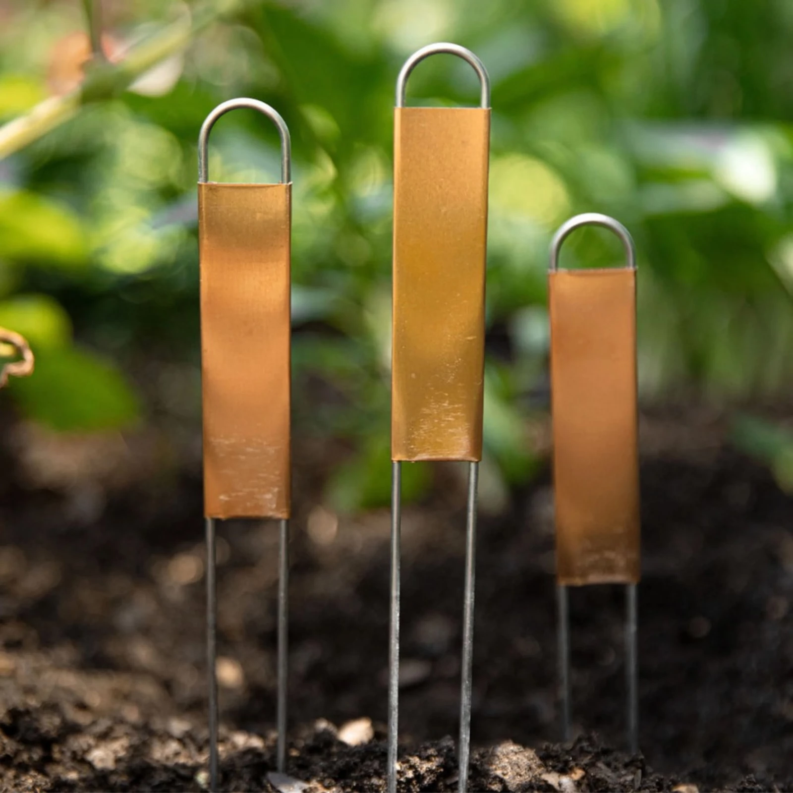 copper hairpin labels